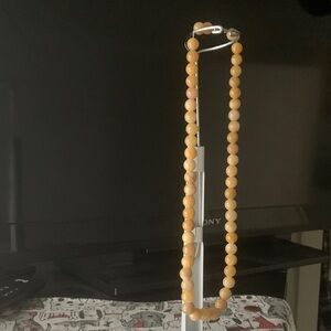 Yellow Beaded Necklace